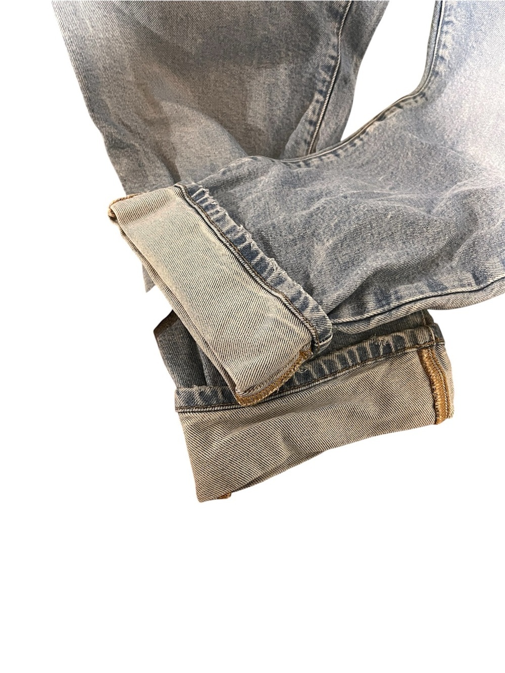 Good American The Weekender Cuffed Light Wash Relaxed Jeans 10/30 - Picture 3 of 11